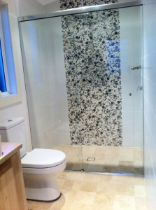 glass shower panel perth
